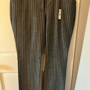 Express Gray Striped Women's Pants